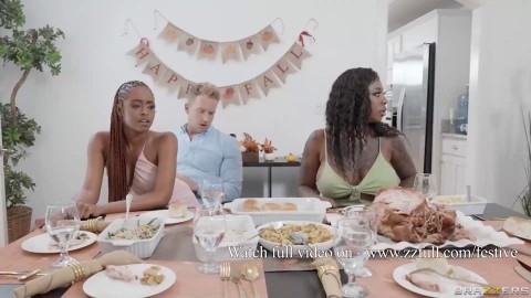 A Thanksgiving Fuck Fest Part 2 - Gogo Fukme, Paris The Muse, Destiny Mira / Brazzers - sexonly.top/bpfkh