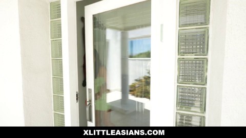 Asian Mina Luxx Rammed to the Hilt in the Kitchen