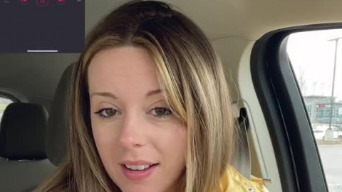 Thankful for my raincoat cuz my pussy is POURING! Rainy day Starbucks Drive Thru with my LUSH!! - sexonly.top/hgoob