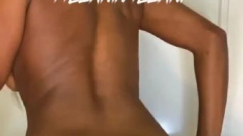 Youthful Ebony rides dildo on tub OF-MelaninMelani  - sexonly.top/smlotz