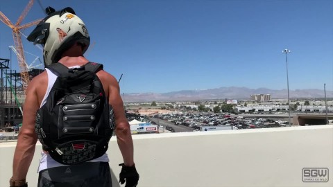 Smoking a joint and fucking on top of a parking garage in Las Vegas - sexonly.top/tqjnoj