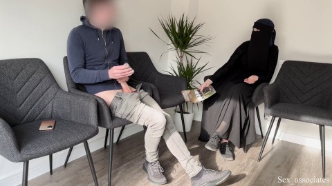 Public Dick Flash in a Hospital Waiting Room! Gorgeous muslim stranger girl caught me jerking off - sexonly.top/zjkxbd