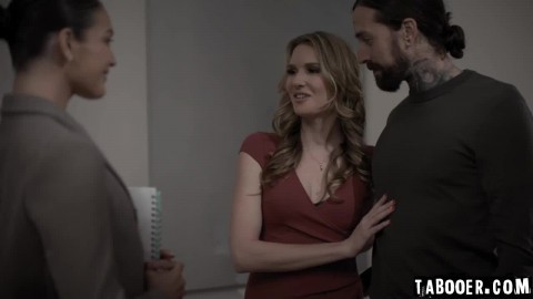 Rucus joined fiancee Ashley and Katrina for a naughty threesome