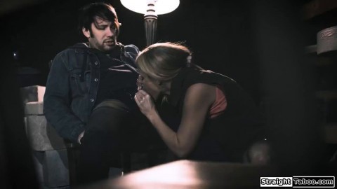 Husband asslicks and fucks his mature wifes pussy outdoors