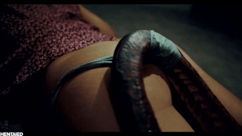 Two Asian Hotties Extreme Cumflated By Alien Tentacles