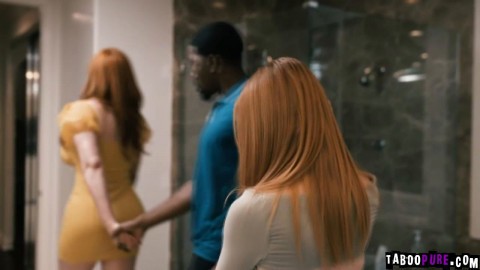 Lauren Philips frolics footsie with Isiah Maxwell under the table