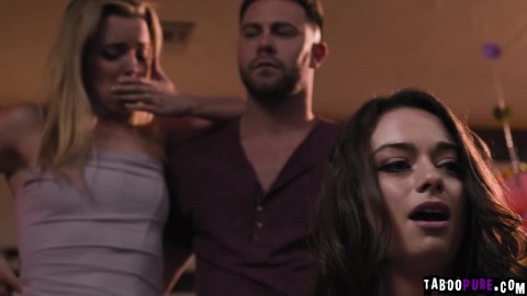 Seth Gamble and Charlie Forde had fun with Sophia Burns