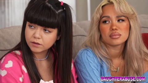 Miles and GI Joey show stepdaughters Mochi and Luna how to make offsprings