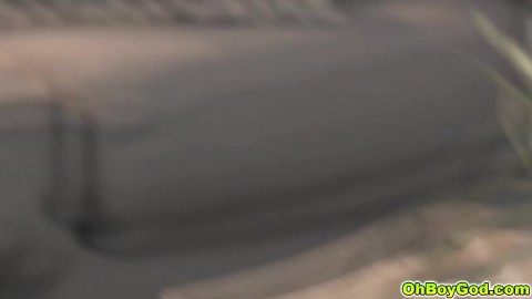 Josh Rivers is hanging out in the living room when his stepmom