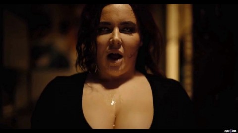 Alien Parasite crawled into Natasha Nice  PUSSY and possessed her to fuck Melody Marks into a lesbian fuckshow