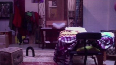 Ebony girl gives massage and sex to older man