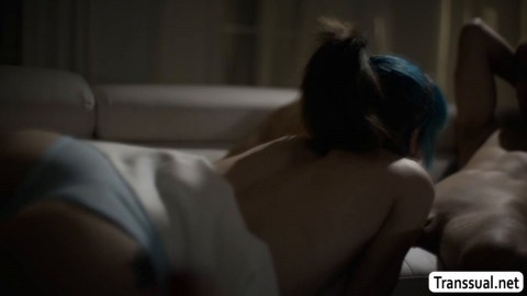 Busty Trans stepmom gives her stepson bed pleasure