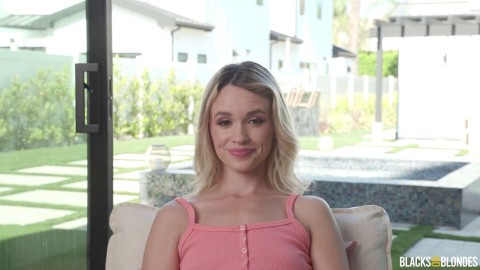 Blonde Pornstar Khloe Kingsley Loves Talking About Porn Making