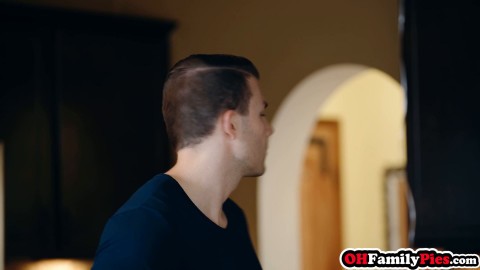 Creepy teen stepsister Scarlet Skies fucks lucky big cock Codey Steele