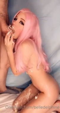 belle delphine blowjob