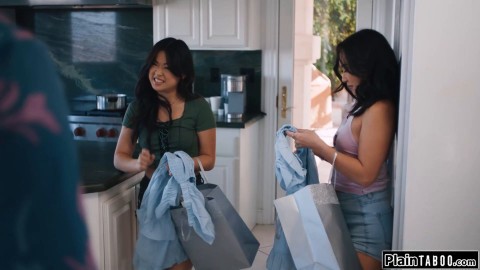 Asian stepdaughters have to fuck stepdad or get kicked out