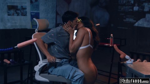 Big tits milf stepmom Penny Barber fucks her virtual stepson