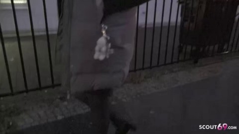 GERMAN SCOUT - Perfect Round Ass German Girl Marie Cherie Pick Up for First Casting Fuck