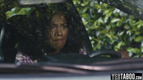 Tiny teen stepdaughter seduces masturbating stepdad and rides BBC