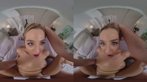 Stretching With Blake Blossom Sucking Cock