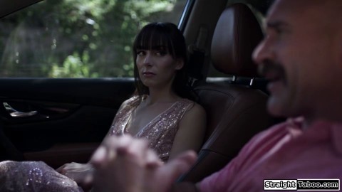 Guy anal fucking his stepsons petite small tits gf outdoors