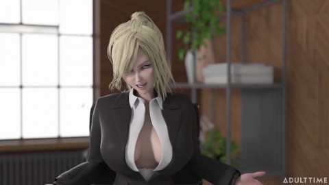 3d Porn Video Of A Horny Chick Being Fucked Hard In The Office Two Girls Having Sex