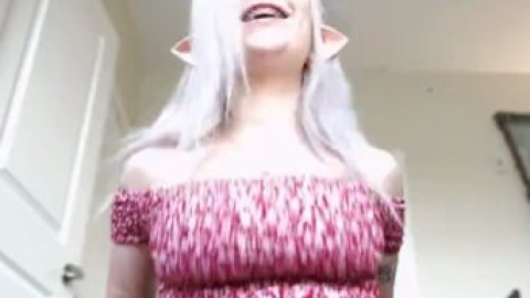 busty elf sneaks into your iWantClips