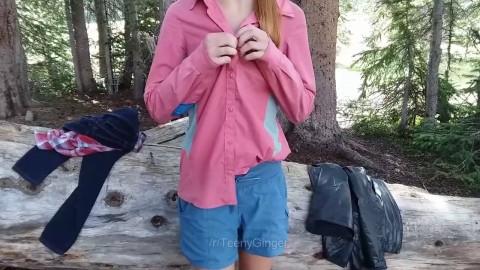 behind the sexy hiking teenyginger sex