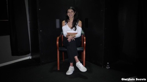 Brunette Pornstar Harley Haze In Backstage For Gloryhole Porn Hottest Milf