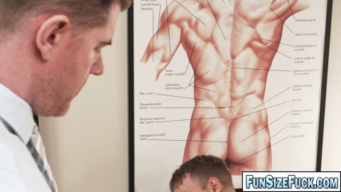 Doctor LeGrand Wolf cum inside Noah White ass