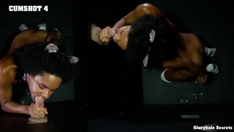 Myste Vixen Gets Her Pussy Stuffed Through A Gloryhole In Stunning Pov Beautiful Natural Titties