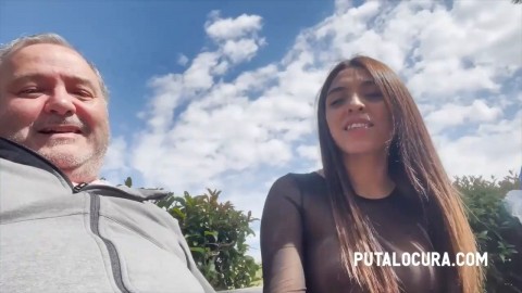 Sexo en el parque público 