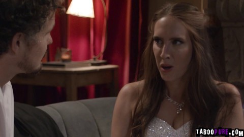 Cadence Lux goes to her stepbrother Robby Apples for comfort