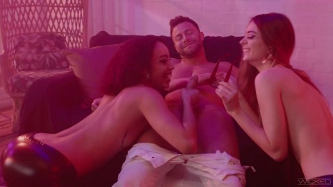 Two Cute Girls Shared A Cock In An Intense Threesome With Seth Gamble Tiny Pussy Masterbating