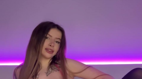 Adrianna Savu's horny getting off in stockings is the hottest XXX!