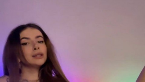 A tempting lady with long, painted plumbs and tattooed figure teases her kinks in a exposing undergarments - steamy xxx porn!