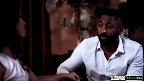 Rings off to fuck my wifes hot client with my big black cock