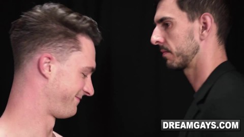 Dylan’s finger catch a drip of cum about to fall