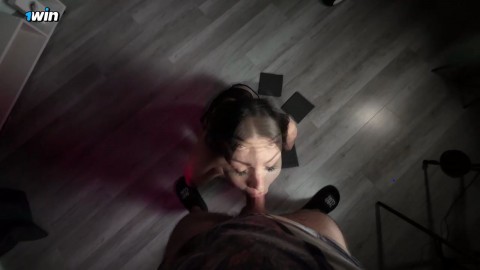 Seduced buxom student for suck off blow-job - torrid hard-core porn!