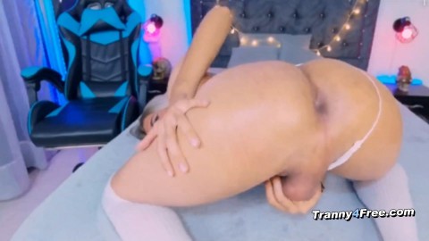 Horny Trans Babe Showing Her Perfect Ass