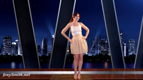 tv hoster got naked during سکس همستر