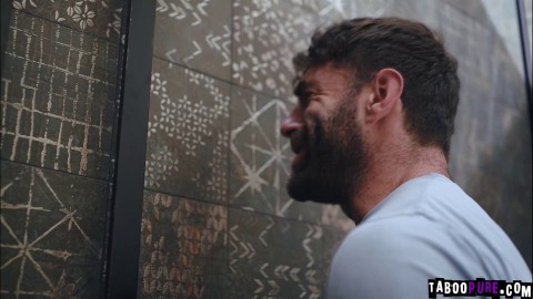 Wife Gets Stuck Under Sink, Husband Locked Out While His Bro Fucks Her